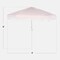 Best Choice 9ft Fringe Market Umbrella – Boho Patio Sunshade w/ Tilt, UPF50+, Steel Pole for Table, Pool, Deck